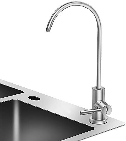 Frizzlife RO Water Filter Faucet- Drinking Water Faucet fits Most Reverse Osmosis Water Filtration System-SUS304 Stainless Steel with Brushed Nickel-Lead Free