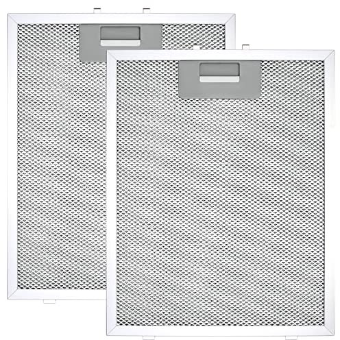 HR Huare Technology Lot de 2 filtres de rechange pour hotte aspirante 300 x 240 mm 4 couches en aluminium