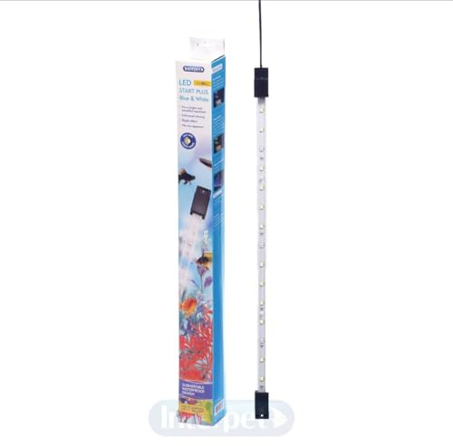Interpet LED Start Plus Waterproof, Submersible Aquarium Light, Blue & White, 60cm