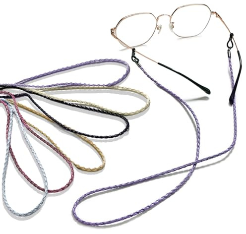MUVONZI 4 Pièces Cordon Lunettes pour Femmes Hommes, Cordons à Lunettes, Cordon Lunettes Femme, Lunettes Chaîne Lanière, Attache Lunette