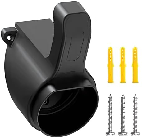 Omana Soporte de cargador EV tipo 2 | Organizador de cables de montaje en pared para coche eléctrico | Soporte antirrobo tipo 2 para estación de carga y soporte para cable