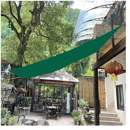 Tenda parasole curva per esterni, resistente, anti-strappo, per patio, posto auto coperto, cortile (2 x 3,5 m) – Protezione UV e resistente alle intemperie