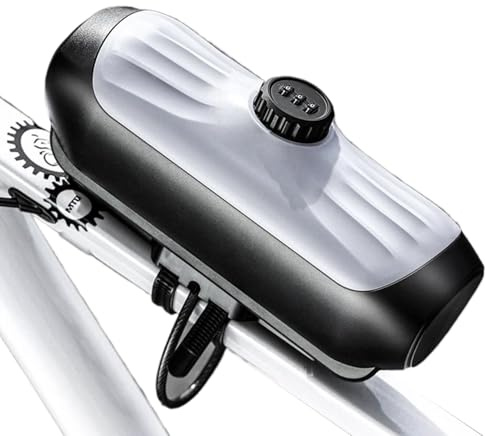 Boîte avec cadenas | Sac portable avec code pour vélo | Cadenas à 3 codes pour cadre de vélo, pour hommes, femmes, jeunes athlètes, cyclistes, golfeurs et famille