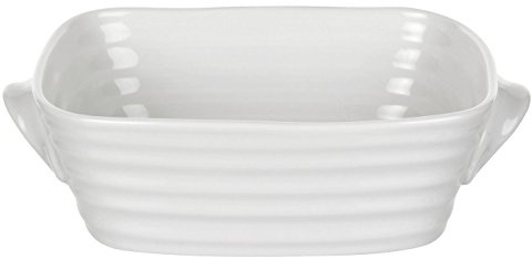 Portmeirion Sophie Conran Mini Rectangular Dish - 6 x 4 inches Fine Porcelain Bakeware, Oven to Table Cook & Serve Dish - Durable Freezer, Microwave & Dishwasher Safe Cookware