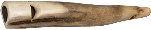 Eurohunt, Fischietto per Cani, in Corno di Cervo, ca. 11 cm