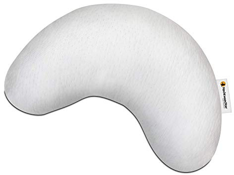 Nachtwaechter Reise- und Kniekissen Paul, Nackenkissen, weiß