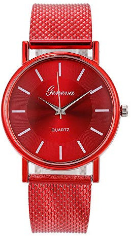 Armbanduhr Damen Uhren Schmuck Quarzuhr Analog Edelstahlarmband Muttertagsgeschenk Geburtstagsgeschenk Mode Frauen Mädchen Quarzuhr Frau High End Blue Glass Life wasserdicht Distinguished