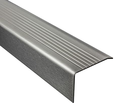 Edelstahl Treppenkantenprofil Stufenprofil Leiste T30mm H20mm 2,5m gebürstet