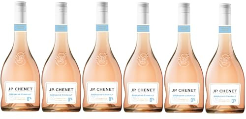 JP. Chenet Free - Alcohol free Rosé Wine - No added flavours, authentic taste - Origin : France (6 x 0.75 L)