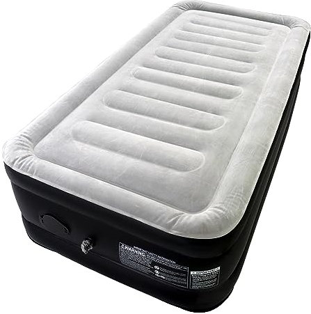 FIVMEN Luftmatratze 1 Personen Luftbett Selbstaufblasend 187x90x46cm Aufblasbare Matratze mit Elektrischer Pumpe Inflatable Mattress Gästebett Reisebett für Camping&Heimgebrauch