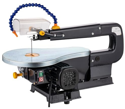 KATSU Tools Scroll Saw 16 Inch 85W with 45° Tiltable Metal Work Table for Mitre Cuts, Electric Fret Saw, Tool-Free Blade Change, for Woodworking, Hobby, Craft and DIY 100071