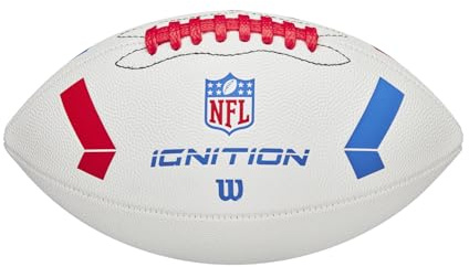 WILSON NFL Ignition Football - Junior Size, White