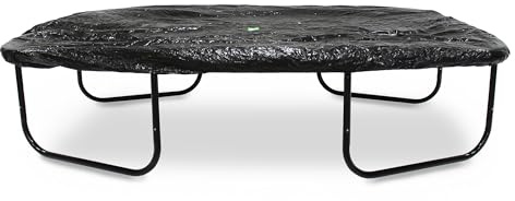 Housse de Protection pour Trampoline Rectangulaire EXIT Toys - Protège des Intempéries et de la Saleté - Couverture pour Trampolines Rectangulaires - Déperlante - 244x366cm