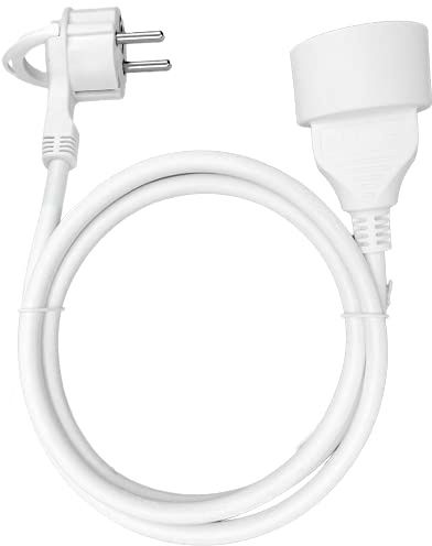 ORNO AE-13194 (GS) Alargador Enchufe Eléctrico PVC H05VV-F 3x1,5mm² 230vac (1,5 m)