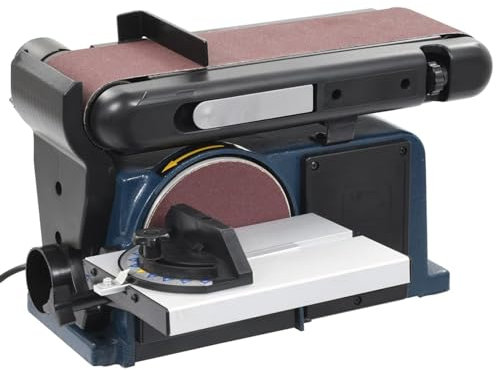 BaraSh Lijadora de Disco y Banda 370 W 150 mm Lijadora Madera Esmeril
