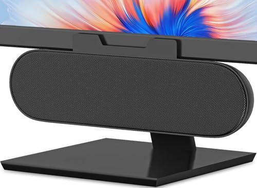 ZETIY Altoparlante per PC, USB Portatile Mini Soundbar, Alimentazione USB, Monitorare Casse PC per Telefono, Notebook, PC, Laptop, Desktop - Plug and Play (Nero)