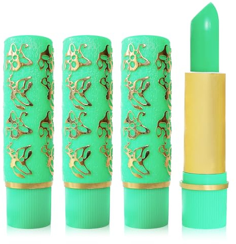 Pintalabios Mágico Marroquí - Pack de 3 UNIDADES, Cambio de Color PH, con Argán y Aloe Vera, Barra de Labios Hidratante, Color Duradero, Pintalabios pH Magico