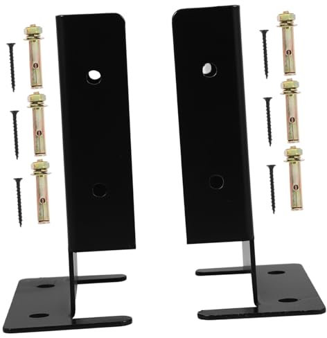 AUTSUPPL Pavillonhalterung Zaunpfostenhalterungen Zaunstütze Garten Zaunsockel Zaunständer Kleine Zaunbegrenzung Gartenzaunzubehör