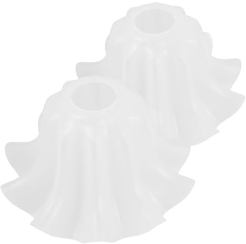 Housoutil Pantalla De Lámpara Acrílica Con Diseño Flor De Lirio De Los Valles Para Reemplazo De Portalámparas E27 Aplique De Pared Lámpara De Mesa Y Luz Colgante 4.5X7.7X4.5 Pulgadas