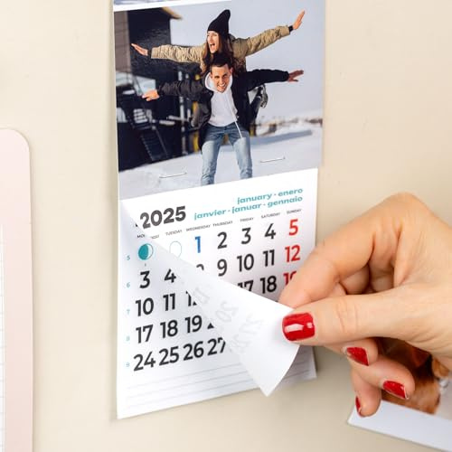 Wanapix | Calendario Imán Nevera 2027 | 100% Personalizado | 10x27cm