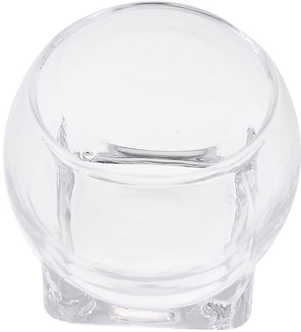 Healifty Bicchiere per Bevande in Vetro senza Piombo, Coppa per Gelato Trasparente Resistente al Calore, Tazza Multiuso per Succo e Yogurt, Adatta a Casa, Bar e Feste Estive, Design