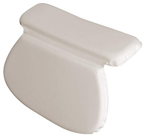 Vivezen - Coussin, Oreiller de Bain avec ventouses pour Baignoire, Spa - Blanc