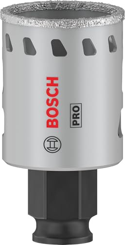 Bosch 1x PRO Tile Power Change Plus Lochsäge (für Harte Fliesen, Weiche Fliesen, Ø 35 mm, Professional Zubehör Bohrmaschine)