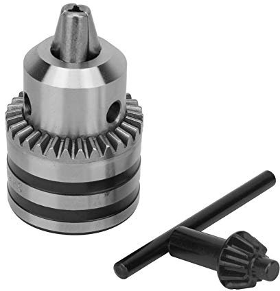Tissting Mandrin de perceuse, Mandrin de perçage haute précision 3-16mm avec clé en acier inoxydable, Kit d'outils de fraisage B16 pour ateliers professionnels et amateurs exigeants