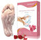 2 Pairs Foot Peel Mask for Hard Skin,Exfoliating Foot Peeling Mask for Dead Skin,Cracked Heel Treatment Socks,Plant Formula Moisturising Socks,Callus Remover Foot Mask,Baby-Soft Feet Skin (Rose)