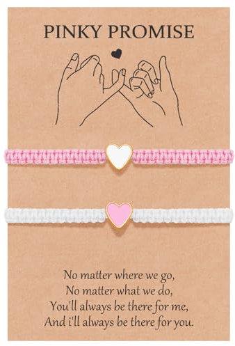 MANVEN Freundschaftsarmbänder für 2 Mutter Tochter Armband Freundschaftsgeschenk Geschenk für Beste Freundin Schwestern Mädchen Damen Freundschaft Weihnachtstag Geburtstag Geschenke Herz