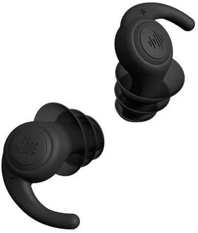 Earplugs, Noise-Cancelling, Weich-Silikon-Ohrstöpsel/Wiederverwendbar, 3-lagig, Wasserdicht, Schwarz, mit Reiseetui, zum Schwimmen, Schlafen, Meditation, Relaxing und Lärmschutz - 1Paar