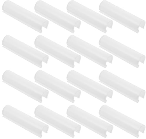 Gadpiparty 32 Pinzas para Tubos de Invernadero de 19 MM Abrazaderas de Plástico Resistentes para Película y Lona de Invernadero Kit para Fijación Agricultura y Protección de Plantas