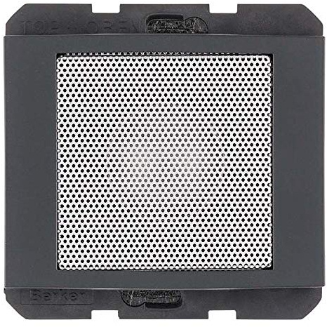 Hager 28827006 Berker-Inserto per Presa elettrica W.1 con Coperchio Ribaltabile, Bianco