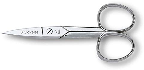 3 Claveles 2014 - Tijera Uñas Recta De 10 Cm - 4'', 38 g