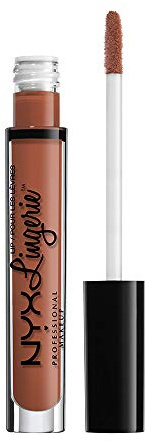 NYX Professional Makeup Lip Lingerie Liquid Lipstick, Cremig-mattes Finish, Langanhaltend, Vegane Formel, Farbton: Seduction