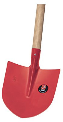 Frankfurter Schaufel Ruhr-Brillant Gr.5, ohne Aufbug, mit Stiel