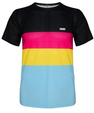226ERS - Hydrazero 2.0 Camiseta Manga Corta Negra Talla L, Diseño Clásico Pero Actualizado, Ideal para Running y Trail Running, Patrón Relaxed, Corte Lateral y Faldón Trasero, Camiseta Deportiva