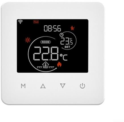 ZAMETTER Smart hem golvvärme termostat/timing fjärrkontroll/LED golvvärme touch temperaturkontroll brytare (pannvärme)