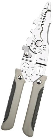 Elektriker-Zange zum Schneiden und Abisolieren von Draht, ergonomisches Design für komfortablen Griff und effiziente Bedienung