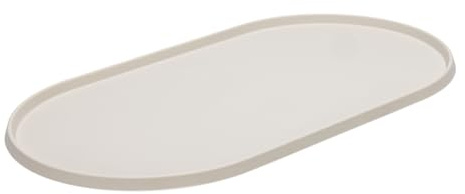 Designed by Lotte Platzset Oona, Hundenapf, Silikon, Beige, 55x30x1 cm