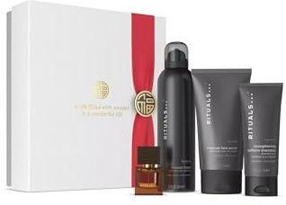 RITUALS Geschenkbox Homme, Medium – Geschenkset für Männer mit Körperpflege-Produkten mit Bambus, Minze und Zedernholz – belebende Eigenschaften