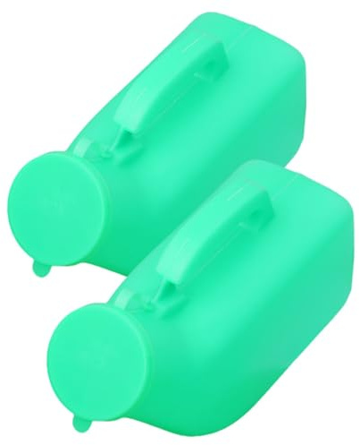 GANAZONO Urinoirs Masculins Épaissis 1200ml, Lot De 2 Bouteilles D'urine En Plastique Bouchon, Réutilisables, Pratiques Pour Voyage, Camping Et Soin Des Patients