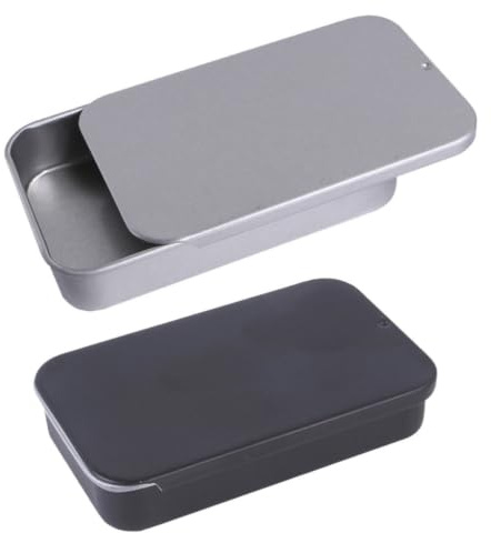 Milisten 2pcs Stainless Steel Bird Food Containers with Semi-closed Lid Large Capacity Easy to Operate Bird Snack Boxes