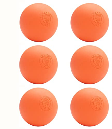 STX Lacrosse Official Lacrosse Balls Arancio – Confezione da 6