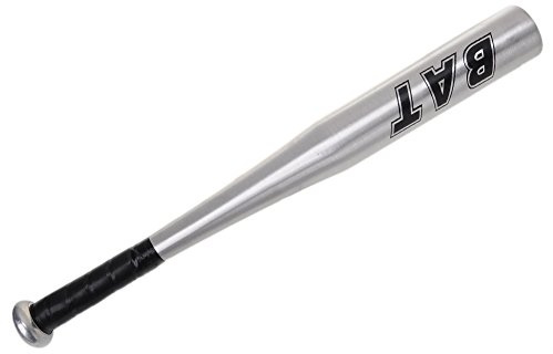 Bate de béisbol de aluminio de Sxtspo de 50 cm., plata