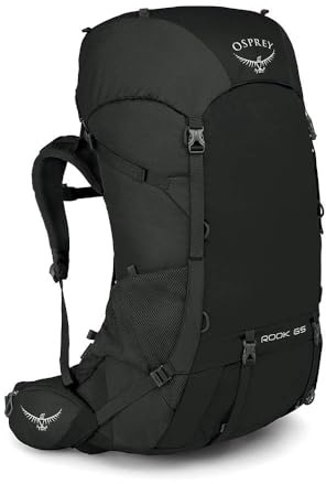 Osprey Rook 65 Men's Ventilated Backpacking Pack - Black (O/S)