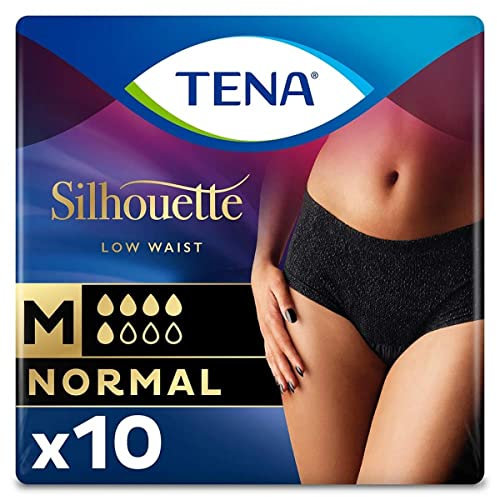 TENA Silhouette Normal Noir Einlagen, 10 Stück