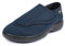 Aerosoft Reha-Halbschuh Stretch 17 Damen Herren Weite G-H Klettverschluss rutschhemmend (blau, Numeric_38)