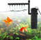 Rinwywey Fish Tank Filter, Internal Aquarium Filter with 600L/H, 7W Silent Fish Tank Filter Pump Fountain Water Pump and Oxygen Supply for Small Tank Up, Aquariums