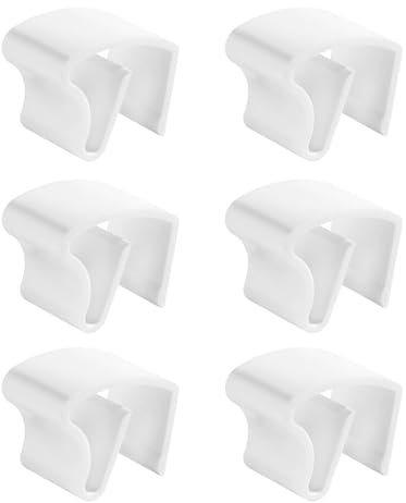 Kunststoff Universal Klemmhalter für Aluminium-Jalousien (6 Weiß)